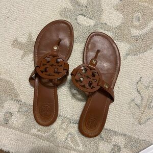 Tory Burch Tan Leather Sandals